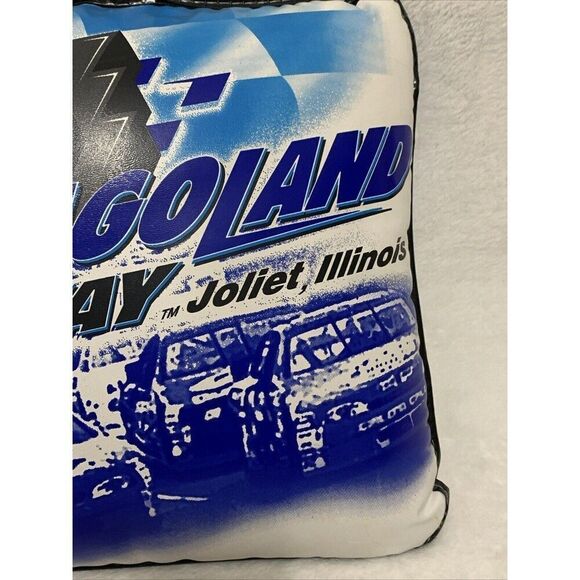 Chicago Stadium Seat Cushion Chicagoland Speedway NASCAR Vinyl 12"x14” - Picture 3 of 6